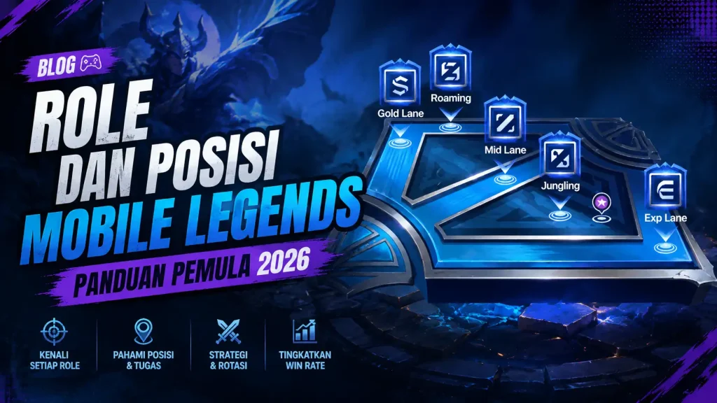 panduan pemula role dan posisi mobile legends
