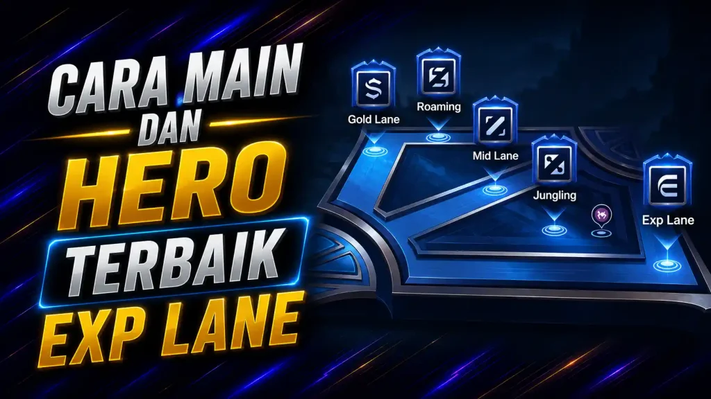 Cara Main dan Hero Terbaik EXP Lane