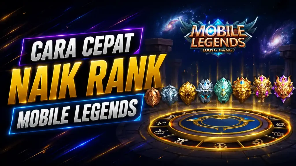 cara cepat naik rank mobile legends