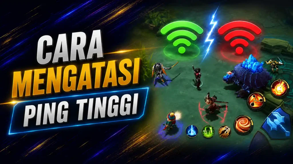 mengatasi ping tinggi