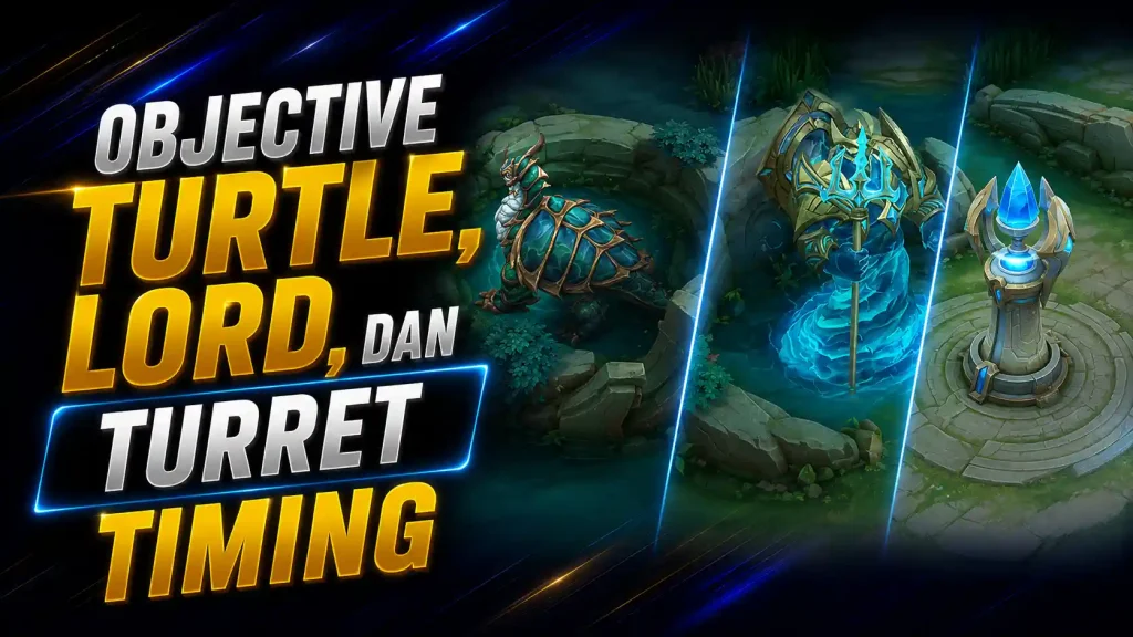 objektif lord, turtle dan turret